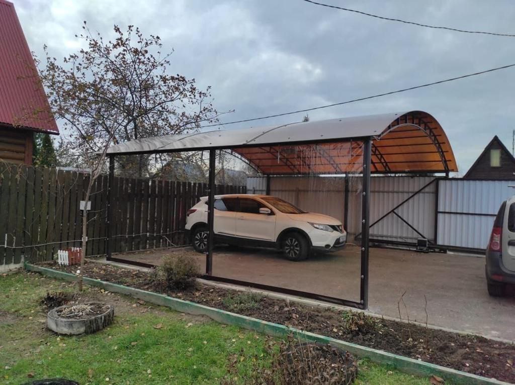 Прозрачные шторы ПВХ для навеса под автомобиль в городе Фрязино